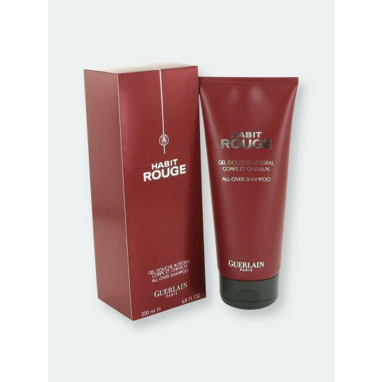 HABIT ROUGE By Guerlain Hair & Body Shower Gel 6.8 Oz Body Cleanser 3 HABIT ROUGE By Guerlain Hair & Body Shower Gel 6.8 Oz Body Cleanser