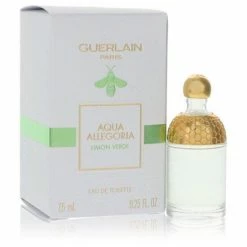 AQUA ALLEGORIA Limon Verde By Guerlain Mini EDT Spray .25 Oz For Women Home Fragrance